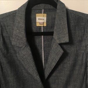 Fossil gray blazer